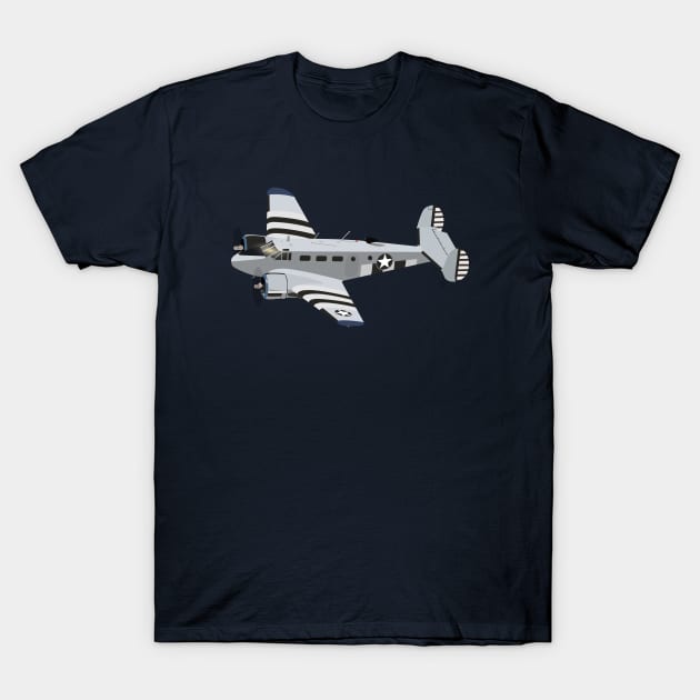 Model 18 American WW2 Airplane T-Shirt by NorseTech